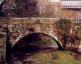 El antiguo puente mal llamado 'romano', junto a la iglesia.