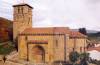 Vista exterior de la colegiata de San Pedro de Cervatos.